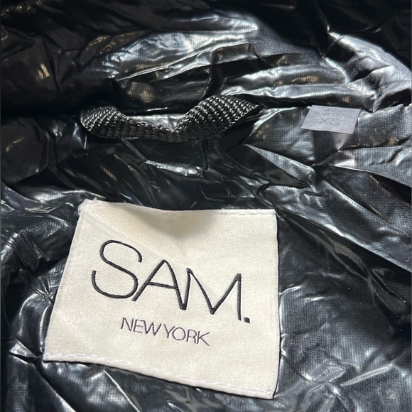 SAM. Soho Down Coat black color is Jet size XS - Picture 9 of 9